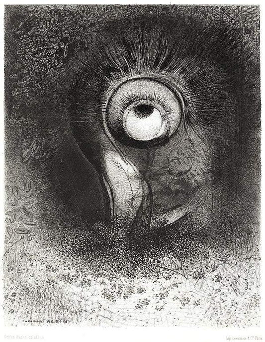 There Was Perhaps a First Vision Attempted by the Flower (1883) by Odilon Redon