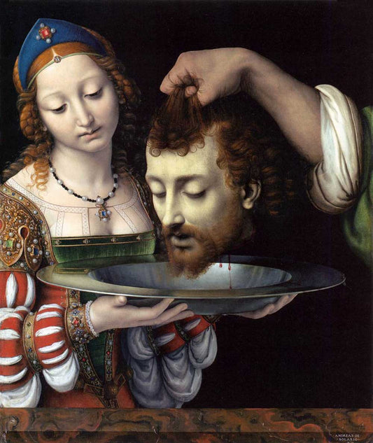 Salome with the Head of Saint John the Baptist by Andrea Solario 1507