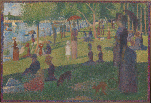 A Sunday on La Grande Jatte II by Georges Seurat 1884