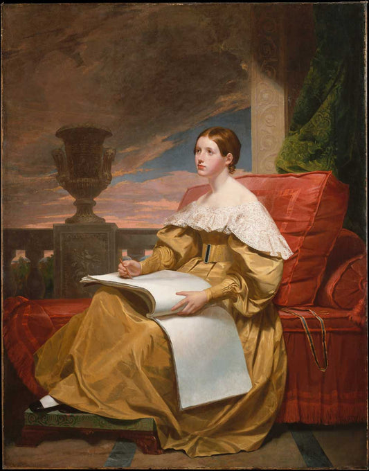 The Muse by Rose Adélaïde Ducreux 1791