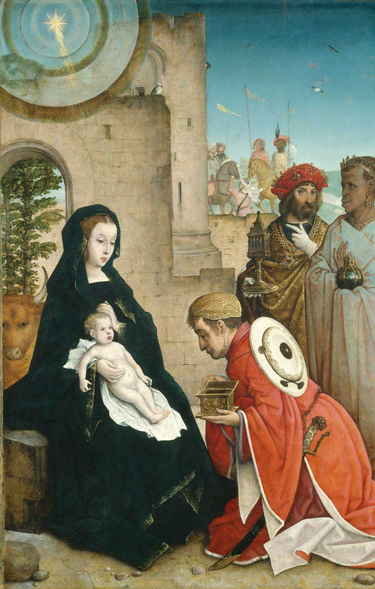 Adoration of the Magi by Juan de Flandes 1519