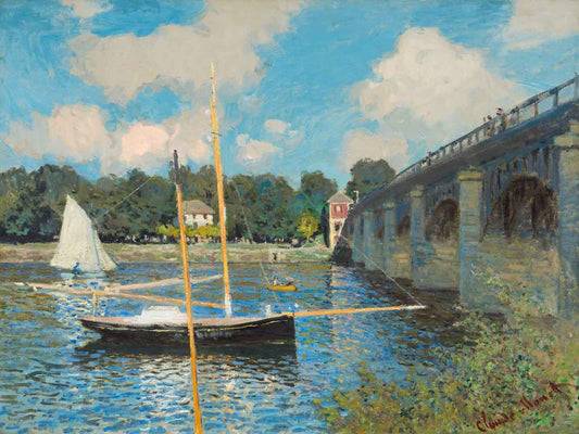 The Bridge at Argenteuil by Claude Monet 1874