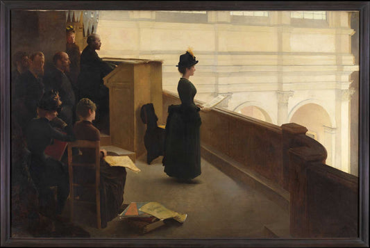 The Organ Rehearsal by Henry Lerolle 1885