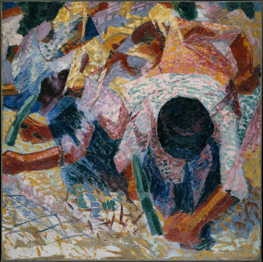 The Street Pavers by Umberto Boccioni 1914