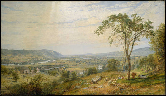The Valley of Wyoming by Jasper Francis Cropsey 1865