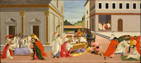 Three Miracles of St Zenobius by Sandro Botticelli 1485