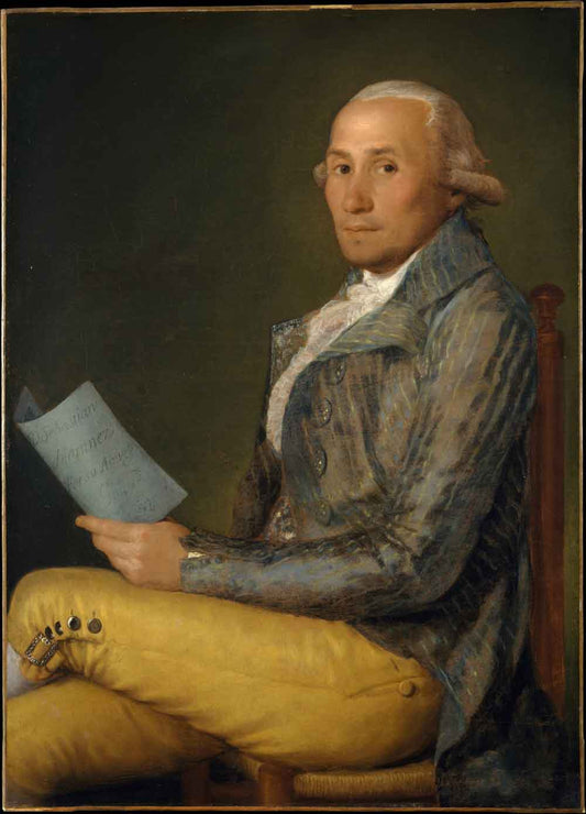 Sebastián Martínez y Pérez by Francisco de Goya 1792