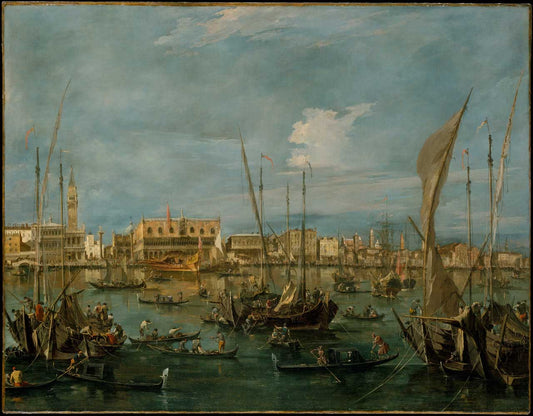 Venice from the Bacino di San Marco by Francesco Guardi 1765