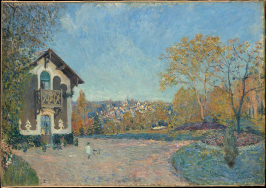 View of Marly-le-Roi from Cœur-Volan by Alfred Sisley