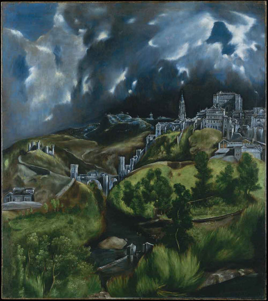 View of Toledo by El Greco 1600