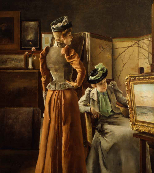 Visit to the Studio by Alfred Stevens 1891
