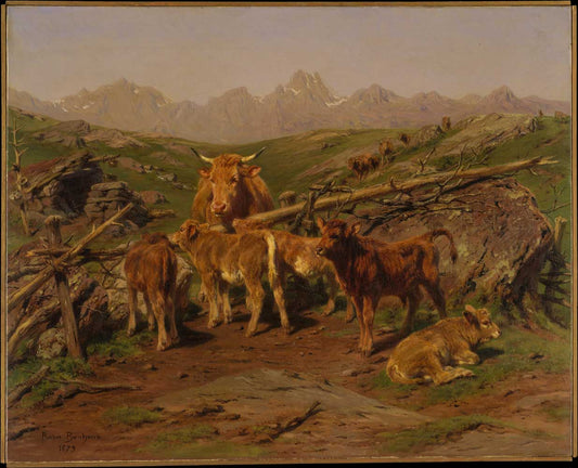 Weaning the Calves by Rosa Bonheur 1879
