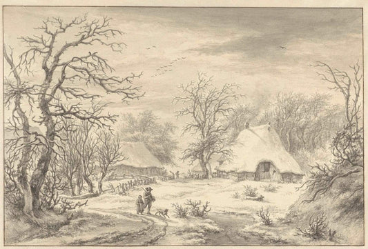Winter Landscape by Edward Lear 1806