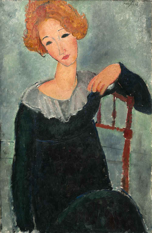 Woman with Red Hair by Amedeo Modigliani 1917