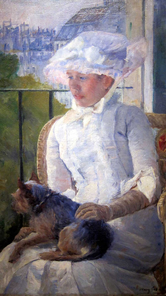 Young Girl at a Window by Mary Cassatt 1926