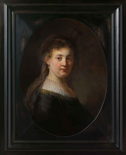 Young Woman in Fantasy Costume by Rembrandt 1633