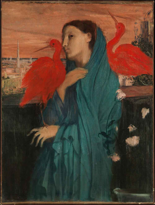 Young Woman with Ibis by Edgar Degas 1898